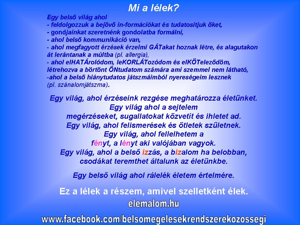 Mi a lélek